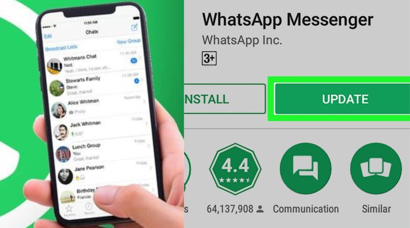 whatsapp new updation