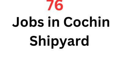 Jobs in cochin shipyard