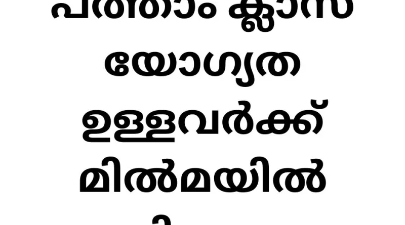 Job Vacancy at MILMA