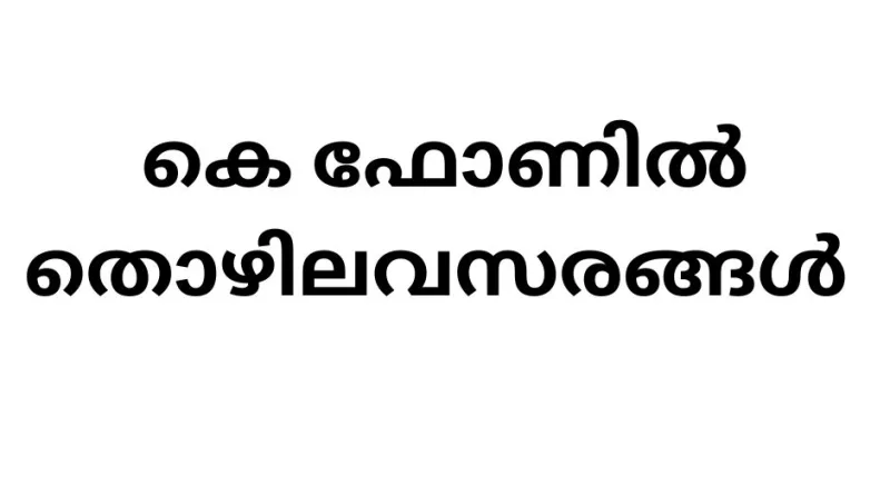 Government Job Vacancies in Kerala Fibre Optic Network Limited (KFON) - A Gateway to a Promising Career