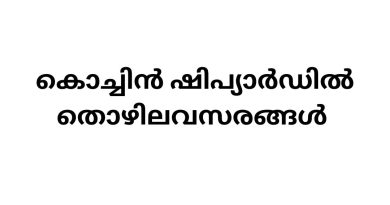 Job Vacancy in Cochin Shipyard Recruitment 2024