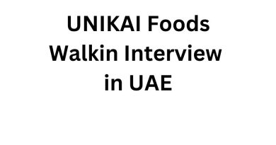 UNIKAI Foods Walk-in Interview in Dubai