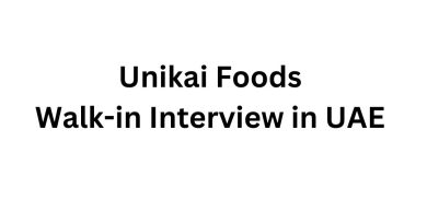 Unikai Foods Walk-in Interview in UAE