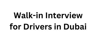 Walk-in Interview for Drivers in Dubai