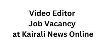 Video Editor Job Vacancy at Kairali News Online