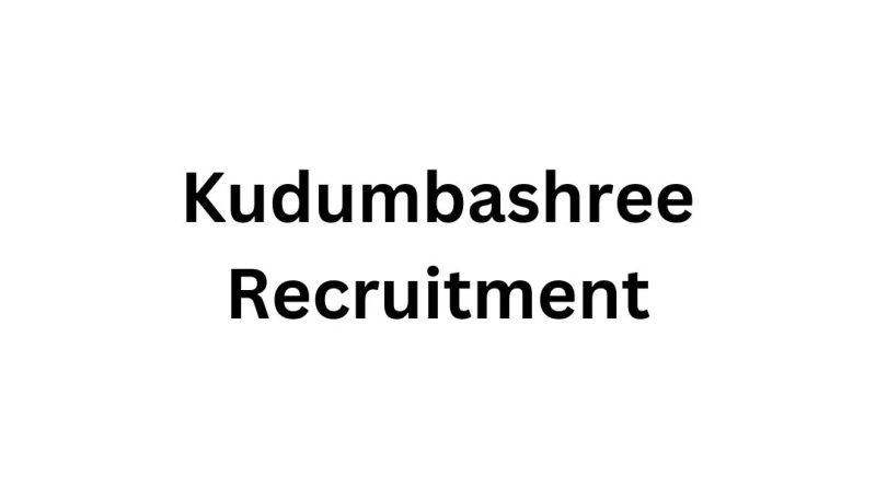 Kudumbashree Recruitment For Marketing Executive, Lifting Supervisor Posts Apply Now