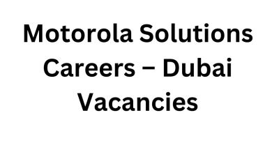 Motorola Solutions Careers – Dubai Vacancies & Job Opportunities