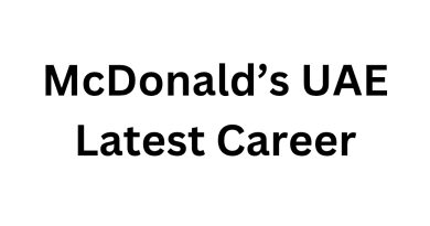 McDonald’s UAE Latest Career