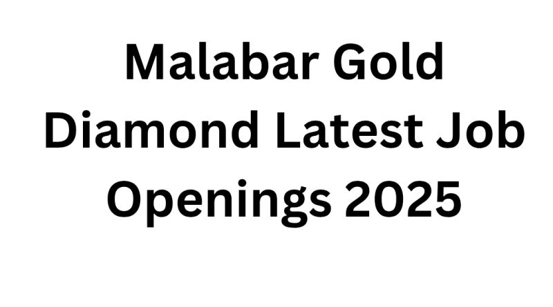 Malabar Gold Diamond Latest Job Openings 2025