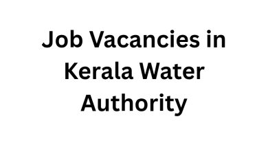 Job Vacancies in Kerala Water Authority