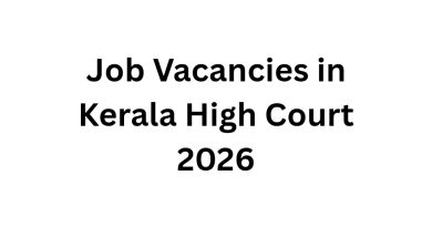 Job Vacancies in Kerala High Court 2026