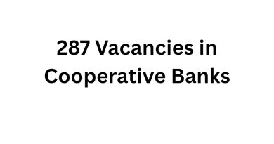 287 Vacancies in Cooperative Banks