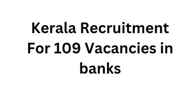 Kerala Recruitment For 109