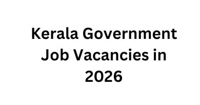 Kerala Government Job Vacancies in 2026