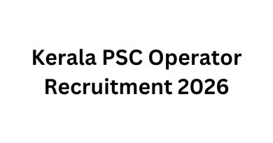 Kerala PSC Operator Recruitment 2026