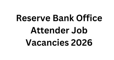 Reserve Bank Office Attender Job Vacancies 2026