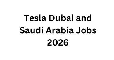 Tesla Dubai and Saudi Arabia Jobs 2026