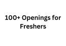 100+ Openings for Freshers