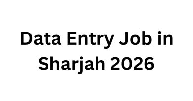 Data Entry Job in Sharjah 2026