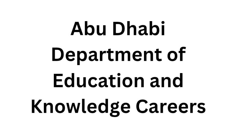Abu Dhabi Department of Education and Knowledge Careers