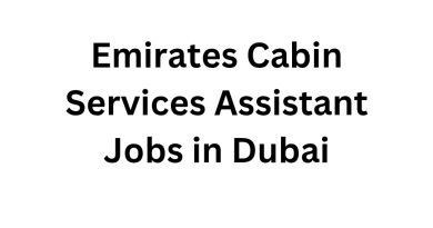 Emirates Cabin Services Assistant Jobs in Dubai