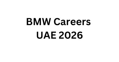 BMW Careers UAE 2026