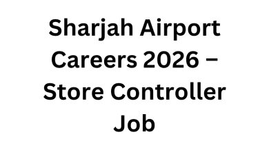 Sharjah Airport Careers 2026 – Store Controller Job