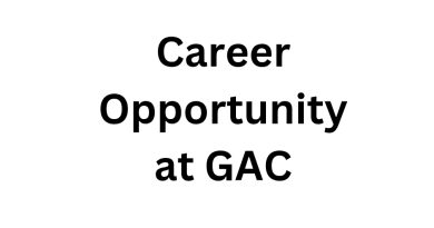 Career Opportunity at GAC