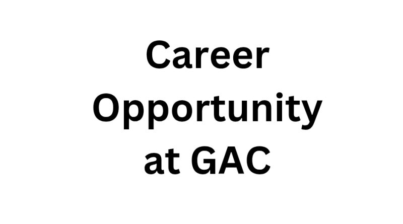 Career Opportunity at GAC