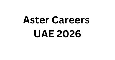 Aster Careers UAE 2026
