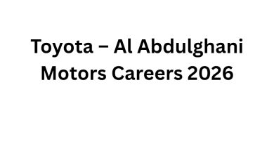 Toyota – Al Abdulghani Motors Careers 2026