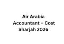 Air Arabia Accountant – Cost Sharjah 2026