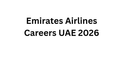 Emirates Airlines Careers UAE 2026
