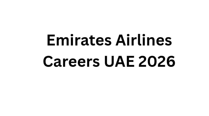 Emirates Airlines Careers UAE 2026