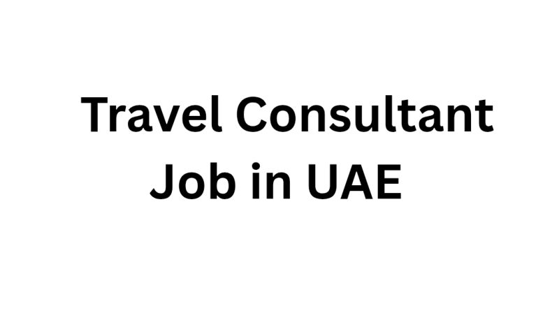 Travel Consultant Job in UAE