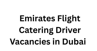 Emirates Flight Catering Driver Vacancies in Dubai
