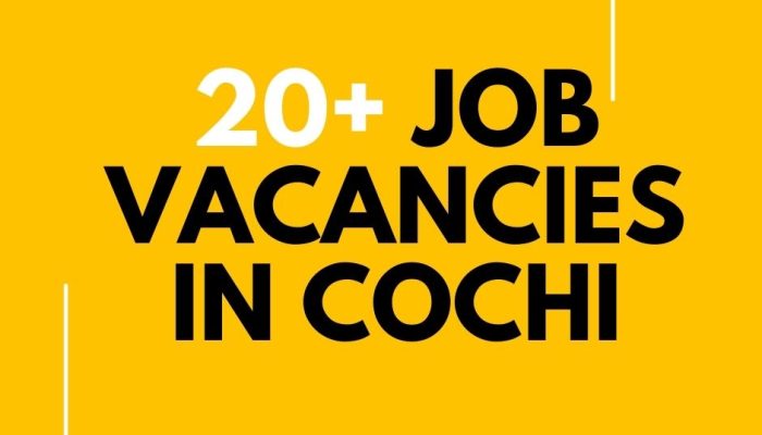 jobs in cochi
