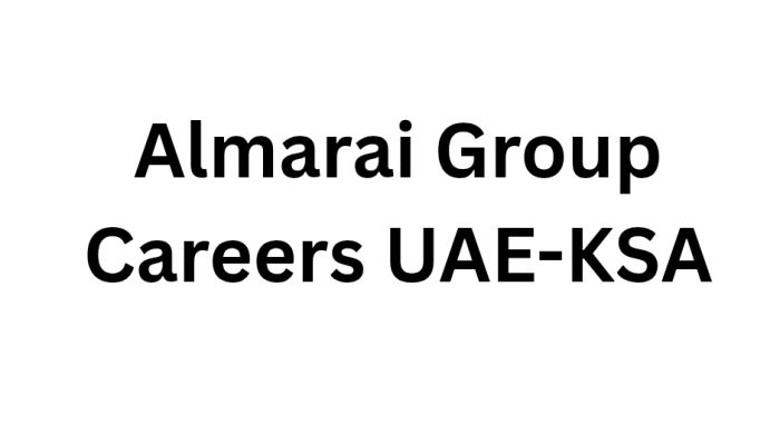 Almarai Group Careers UAE-KSA