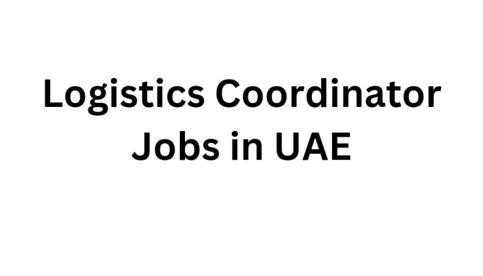 Logistics Coordinator Jobs in