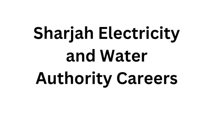 Sharjah Electricity and Water Authority Careers