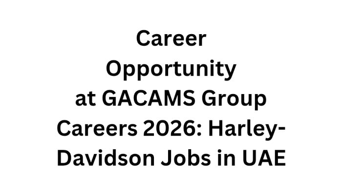 AMS Group Careers 2026: Harley-Davidson Jobs in UAE