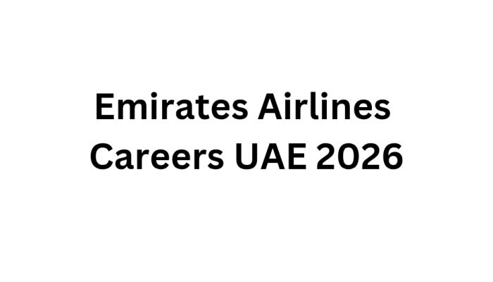 Emirates Airlines Careers UAE 2026