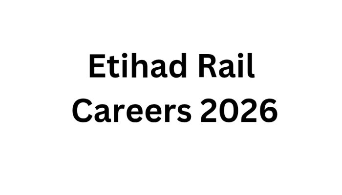 Etihad Rail Careers 2026