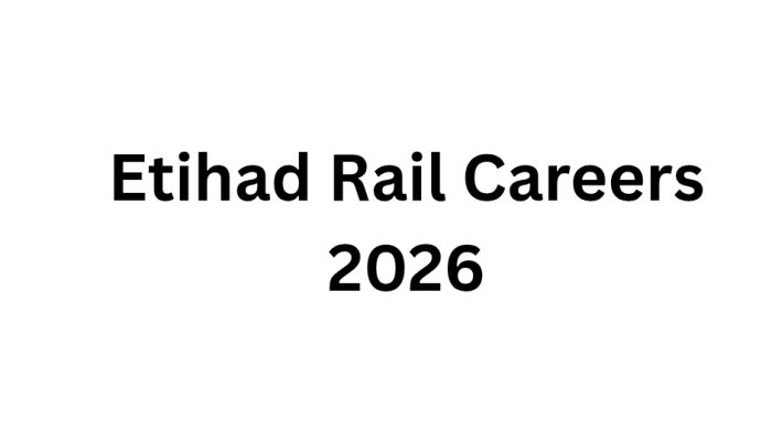 Etihad Rail Careers 2026