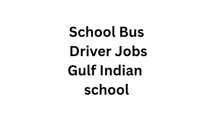 School Bus Driver Jobs