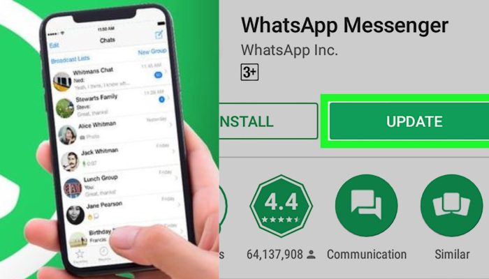 whatsapp new updation