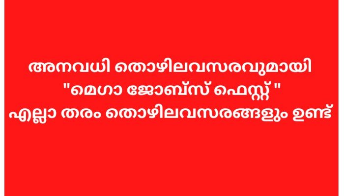 Mega Job Fest in Kannur
