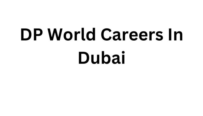 DP World Careers In Dubai