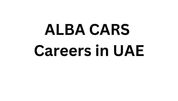 ALBA CARS Careers in UAE