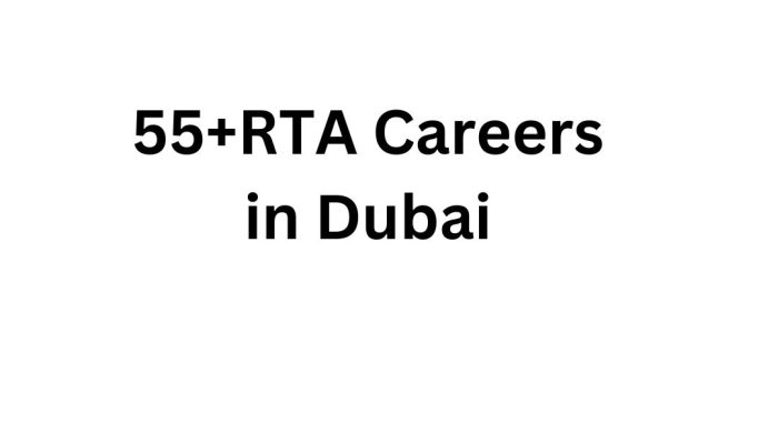 RTA Careers in Dubai